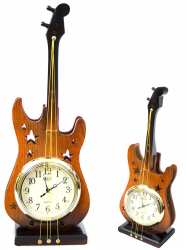 Деревянные часы гитара [1581]