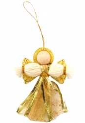Кукла ангелочек в золотом [1833]